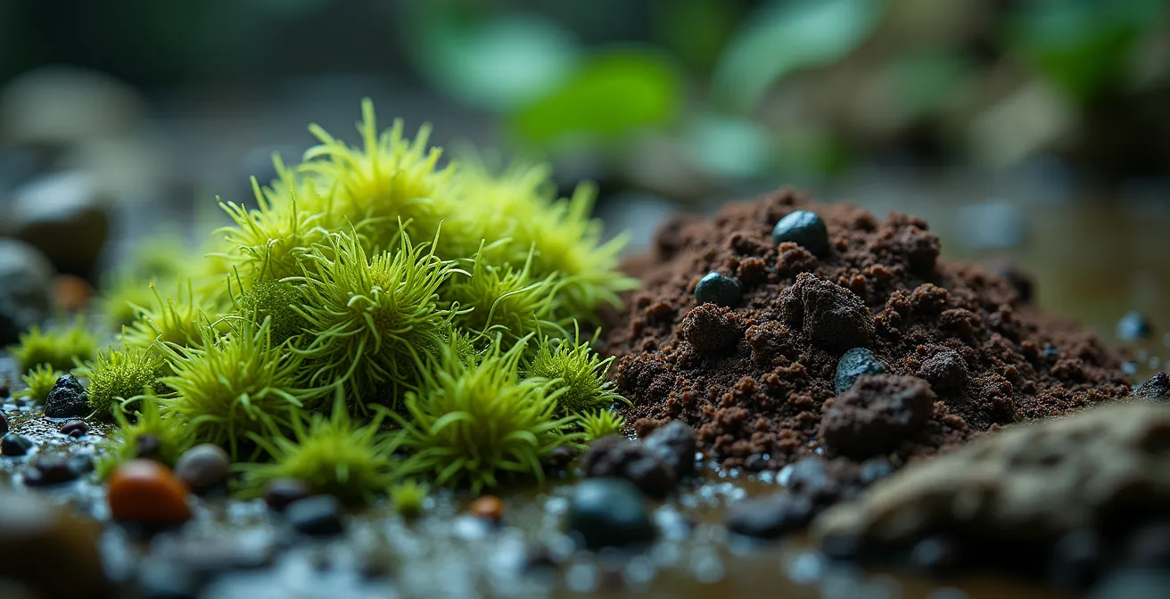 Vergleich von verschiedenen Algen und Schlammarten als Körperpackungen mit ihren mineralischen Inhaltsstoffen