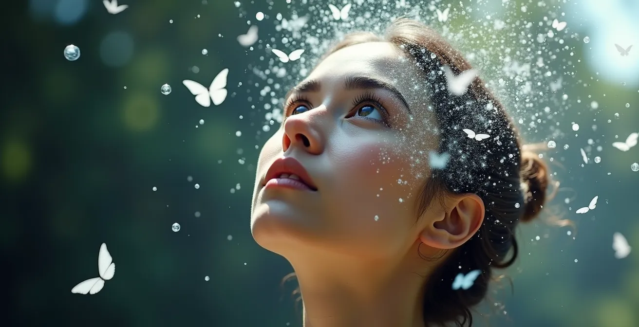 Person durchbricht bewusst algorithmische Muster und erweitert digitalen Horizont